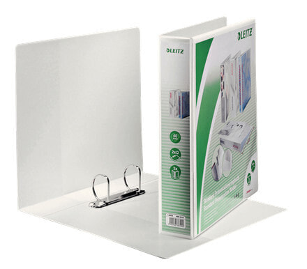 Esselte Leitz 42810001 - A4 - D-ring - Storage - Polypropylene (PP) - White - 400 sheets