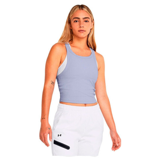 UNDER ARMOUR Meridian Rib Crop sleeveless T-shirt