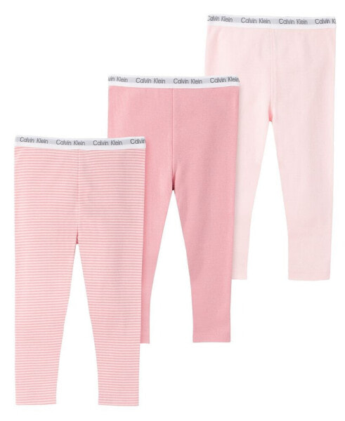 Baby Boys or Girls Organic Cotton Layette Pants, Pack of 3