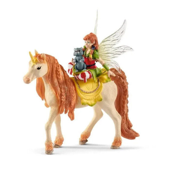 Игровая фигурка Schleich Fairy Marween with a dazzling unicorn 70567 (Волшебница Марвин с ослепительным единорогом)