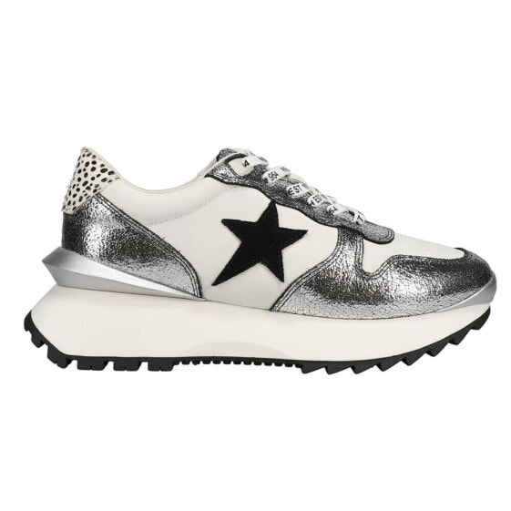 Vintage Havana Major Metallic Platform Womens Silver Sneakers Casual Shoes MAJO