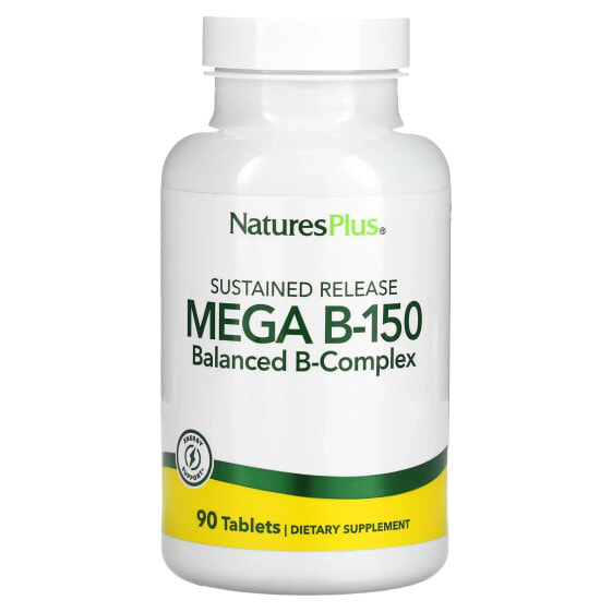 Витамины группы B NaturesPlus Mega B-150 с продленным высвобождением 90 таблеток