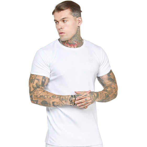 SIKSILK Rib Knit short sleeve T-shirt