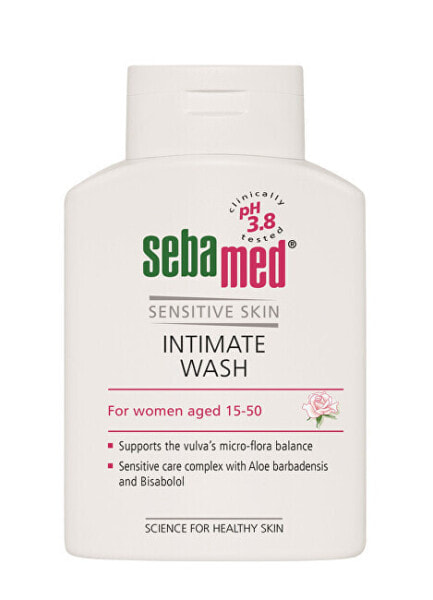 Intimate cleansing emulsion having a pH of 3.8 Classic(Feminine Intimate Wash Sensitive) 200 ml