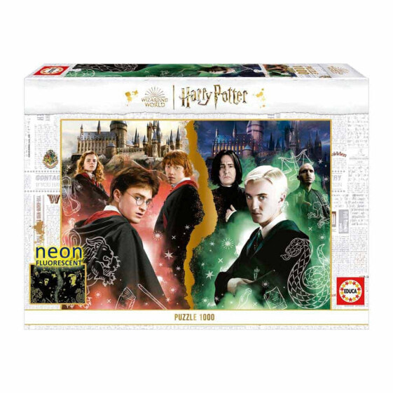 EDUCA BORRAS 1000 Pieces Harry Potter Neon 2 Wooden Puzzle