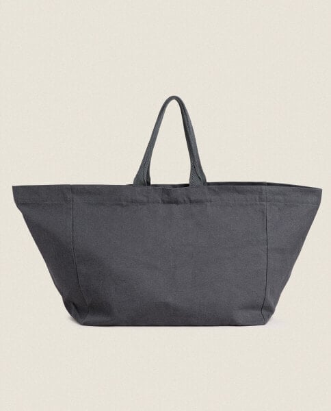 Large fabric tote