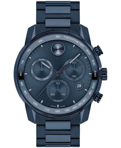 Часы Movado Bold Verso Dark Blue 44mm