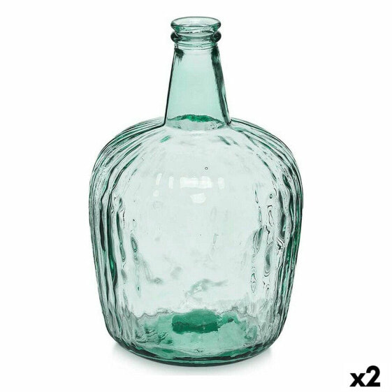 Декоративная бутылка Gift Decor Лучи 14 x 44 x 13 см Прозрачный (2 штуки)
