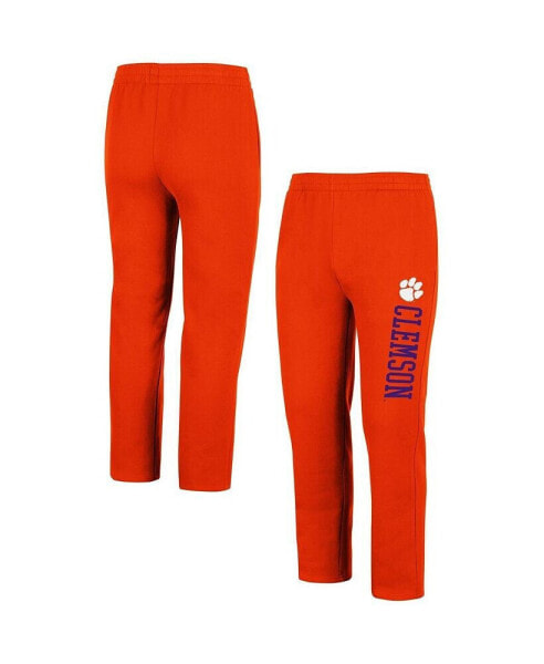 Men's Orange Clemson Tigers Fleece Pants