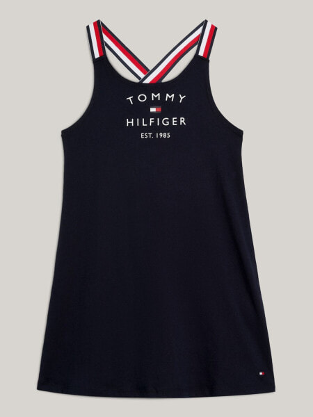 Пляжное платье для девочек Tommy Hilfiger Kids' Logo Stripe Strap.