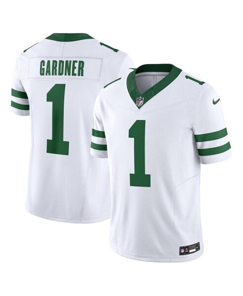 Men's Ahmad Sauce Gardner White New York Jets Legacy Vapor F.U.S.E. Limited Jersey