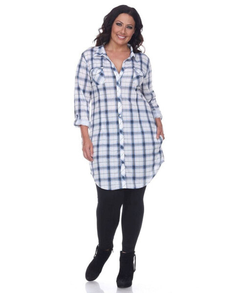 Plus Piper Stretchy Plaid Tunic