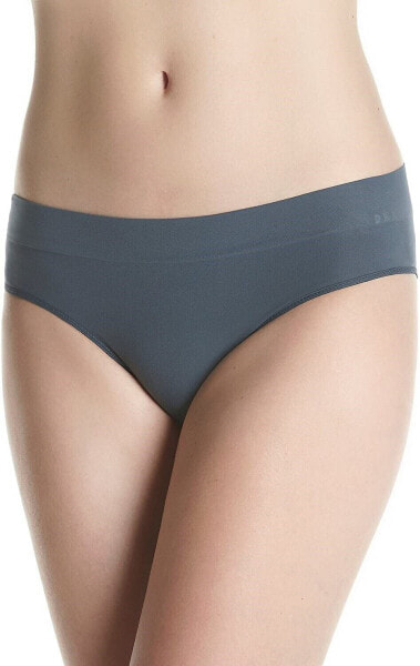 DKNY 268201 Women's Seamless Litewear Graphite Bikini Panty Underwear Size XL