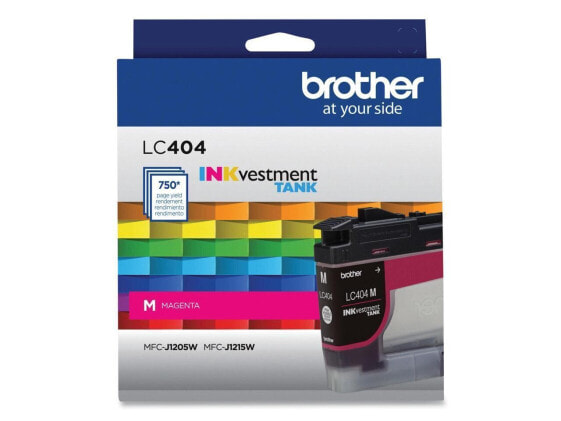 Brother LC404MS INKvestment Ink 750 Page-Yield Magenta