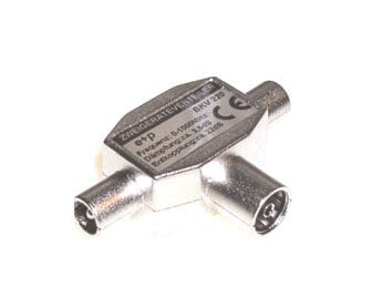 E&P BKV 220 - Cable splitter - 75 ? - Silver - Coax