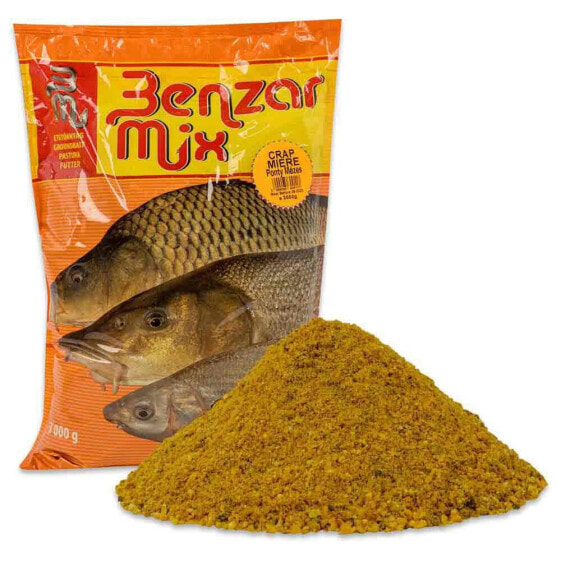 Прикормка натуральная BENZAR MIX Carp 3 кг Honey Groundbait