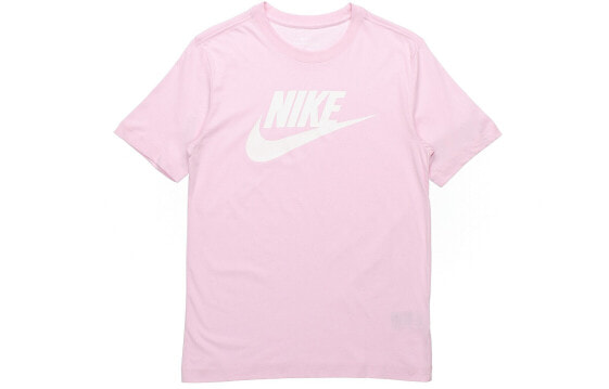 Футболка мужская Nike Sportswear с классическим логотипом, розовая
