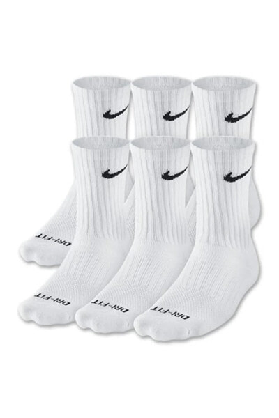 Носки мужские Nike Dri-Fit Cushioned Crew черные/белые SX4446