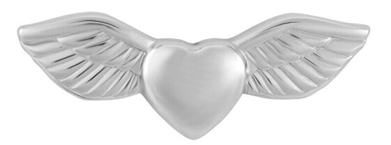 Gentle heart brooch with wings KS-229