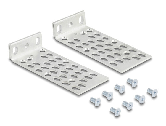 Delock 66236 - Mounting kit - Silver - Metal - 1U - China - 44 mm