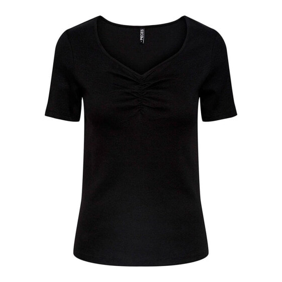 PIECES Tania short sleeve v neck T-shirt