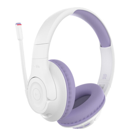 Belkin Soundform Inspirer On-Ear Kinder Kopfh.Bluet.weiss/lavendel