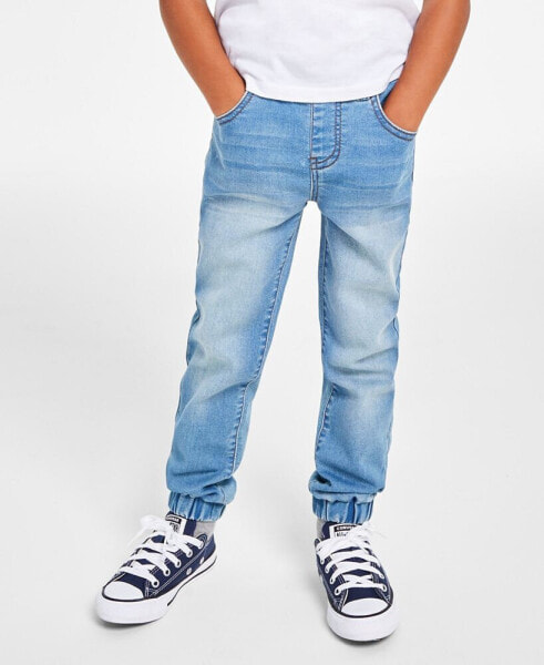 Little Boys Denim Joggers, Created for Macy's