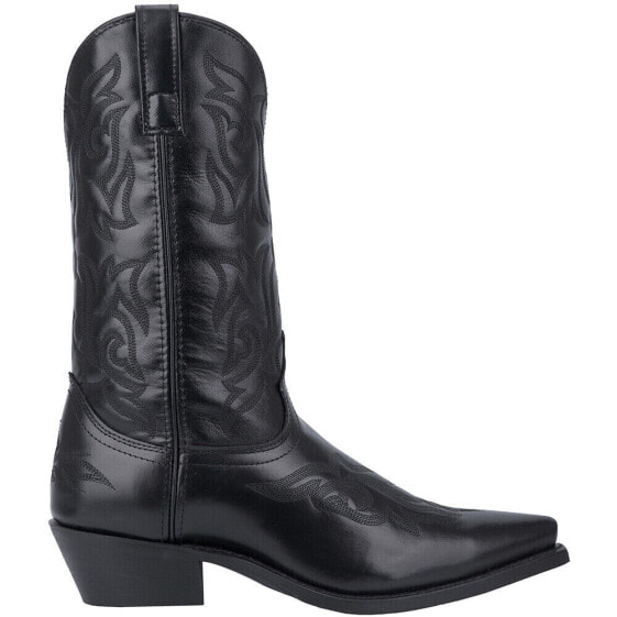 Laredo Hawk Embroidered Snip Toe Cowboy Mens Black Casual Boots 6860