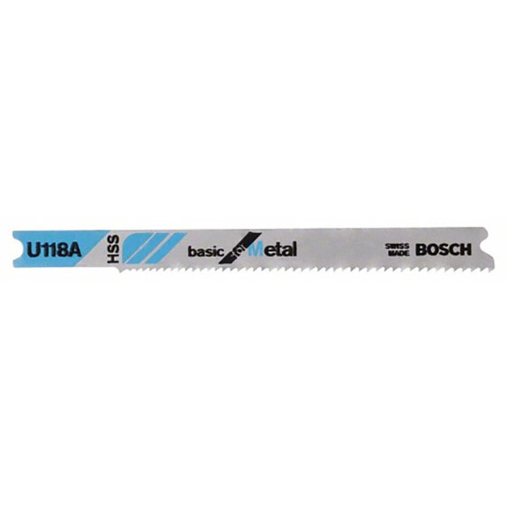 BOSCH PROFESSIONAL U 118 A Basic Metal Jig Saw Blade 3 Units