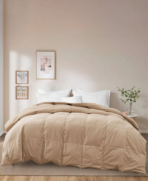 Light Warmth Ultra Soft Down Feather Fiber Comforter, Twin