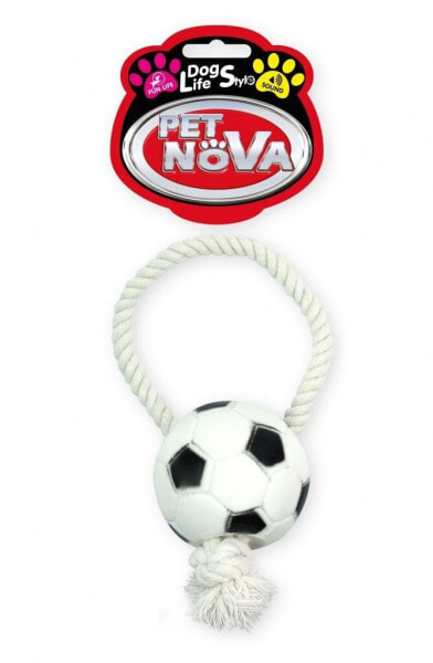 Игрушка для собак PET NOVA VIN Rope-Soccer Ball 28см