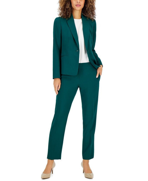 Костюм Le Suit Crepe One-Button Pantsuit