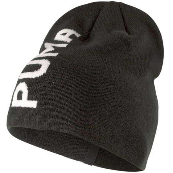 Классическая шапка PUMA Ess Classic Cuffless Beanie M 23433 01 черного цвета