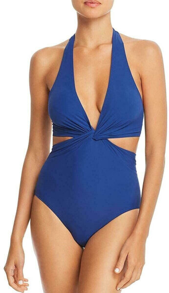 Kate Spade New York Womens 180609 Knotted Halter One-Piece Swimsuit Size XL