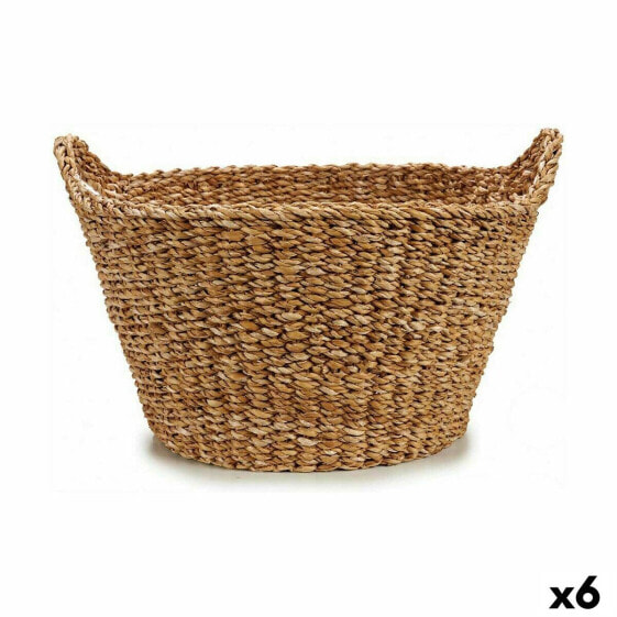 Basket With handles Brown 21 L 50 x 30 x 49 cm (6 Units)