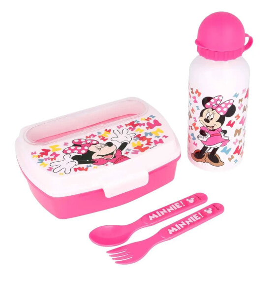 Контейнеры и ланч-боксы Stor Lunchset Minnie So Edgy Bows 4er Set