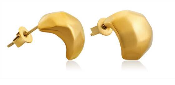 Modern gold plated earrings VAAXF184G