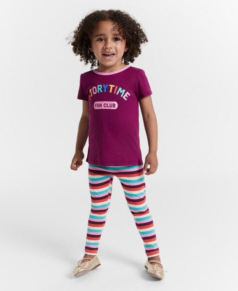 Toddler Girls Stripe Full-Length Leggings, Created for Macy's