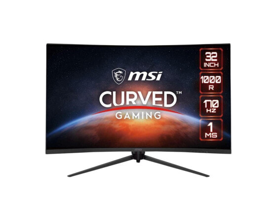 MSI 32" (31.5" Viewable) 170 Hz VA WQHD Gaming Monitor FreeSync Premium (AMD Ada