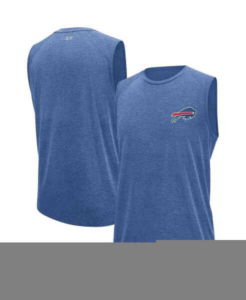 Men's Royal Buffalo Bills Warm Up Sleeveless T-shirt