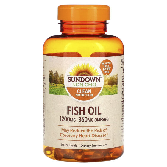 Fish Oil, 1,200 mg, 100 Softgels (600 mg per Softgel)