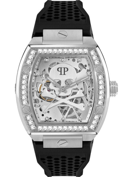 Philipp Plein PWBAA1323 Mens Watch The Skeleton Automatic 44mm 5ATM