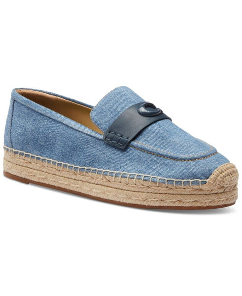 Women's Camilla Logo Espadrille Flat Loafers