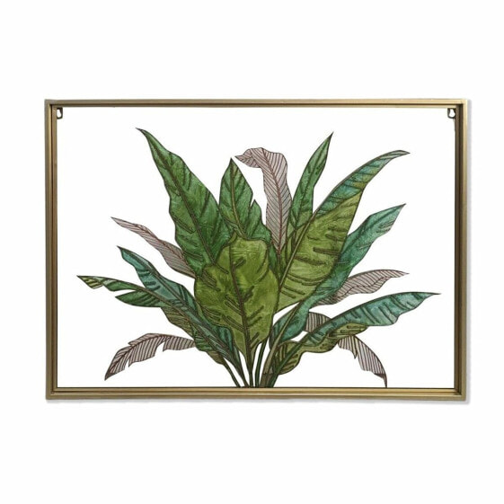 Картина для дома DKD Home Decor Тропический Лист растения (80 x 3 x 60 см)