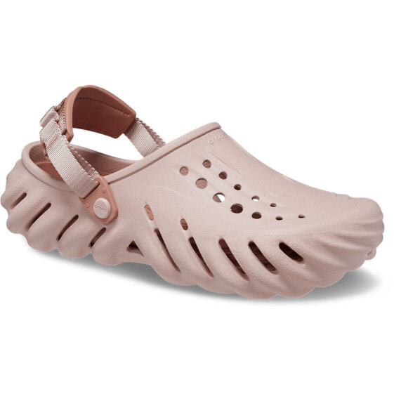 Сабо Crocs Echo розовые, глина