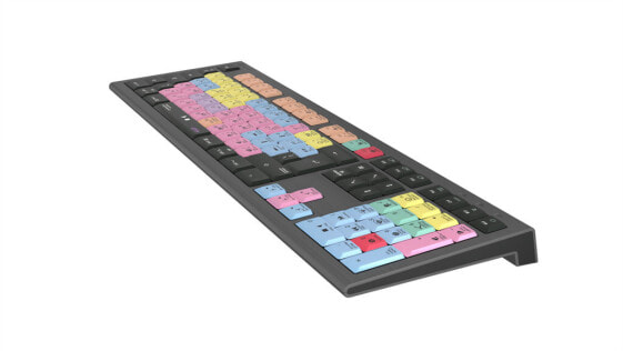 Logickeyboard ASTRA 2 - Full-size (100%) - USB - Scissor key switch - QWERTY - Black