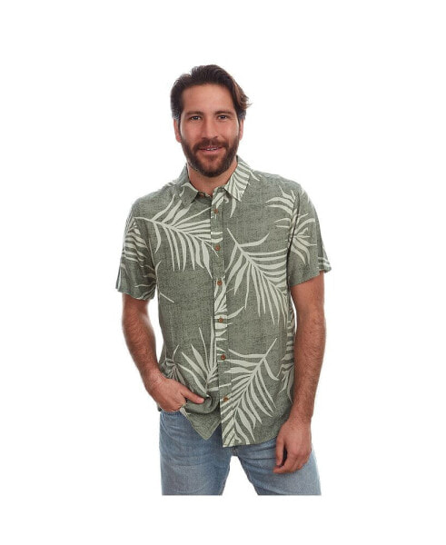 Men's Clothing Printed Rayon Shirt