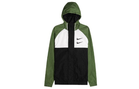 Куртка унисекс Nike с капюшоном в зеленом цвете CJ4888-010