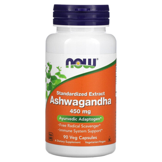 Ashwagandha, Standardized Extract, 450 mg, 90 Veg Capsules