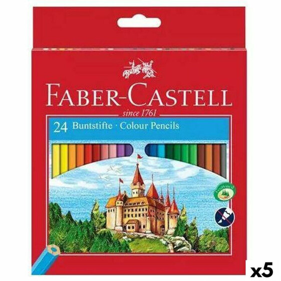 Цветные карандаши Faber-Castell Разноцветные (5 штук)